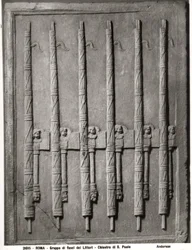 Relief depicting a group of lictors fasces
